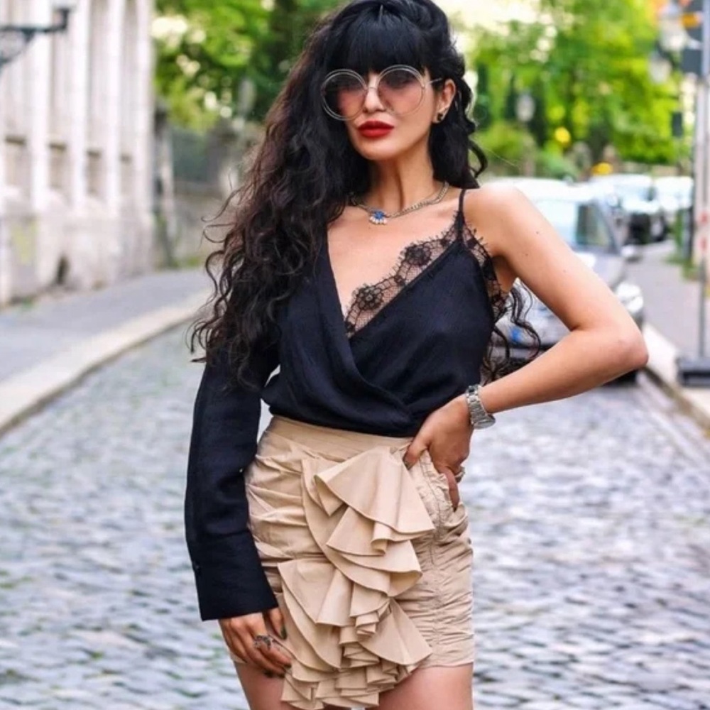 ASYMMETRIC CAMISOLE TOP - Picture 3 of 6